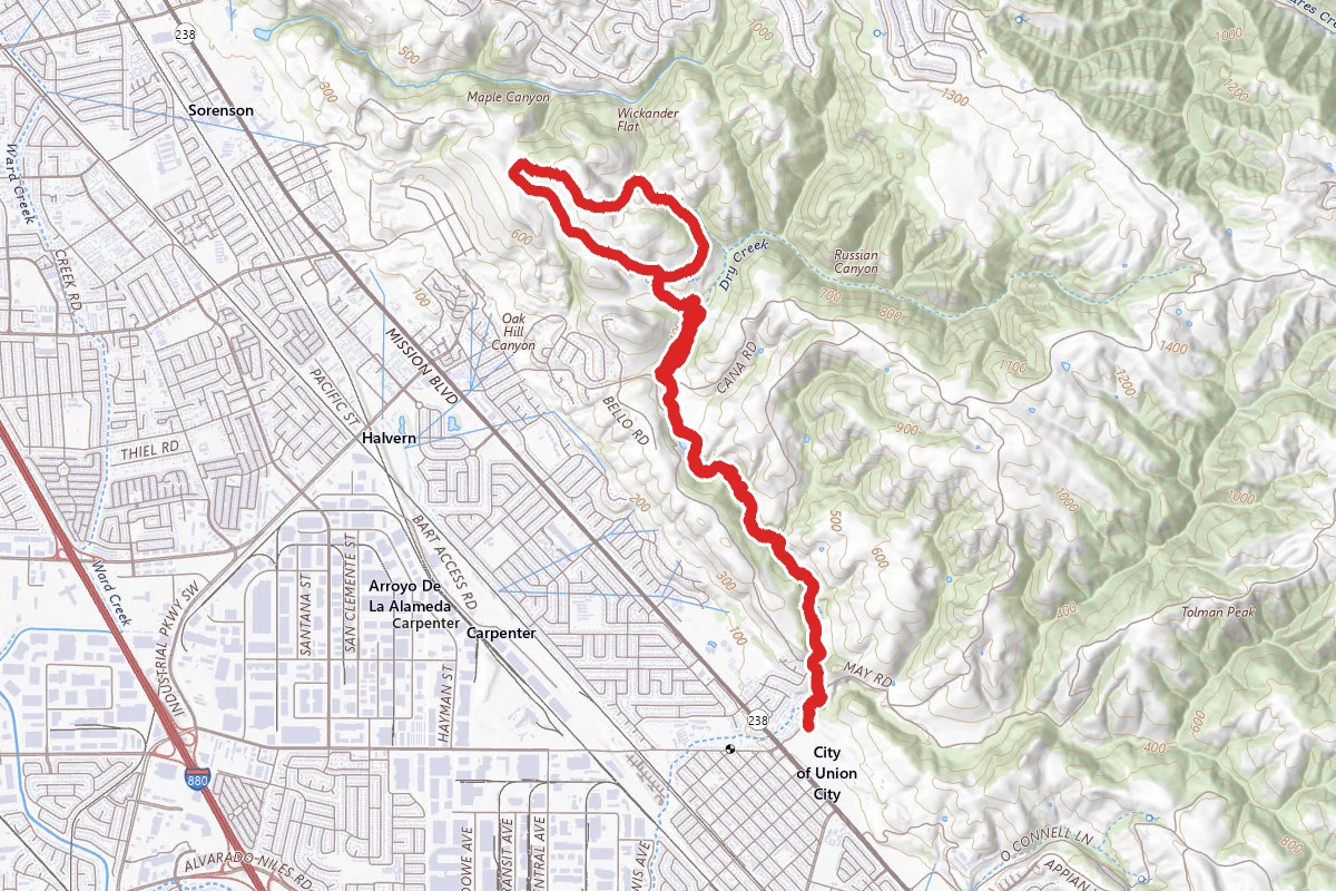 Vista Peak via Meyers Ranch Trail