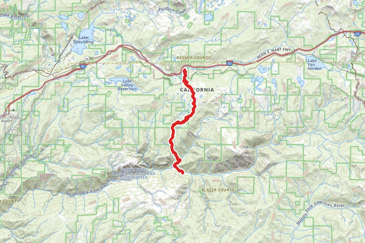Loch Leven to American River