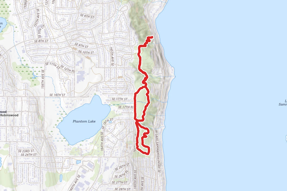 Weowna Park Loop Trail