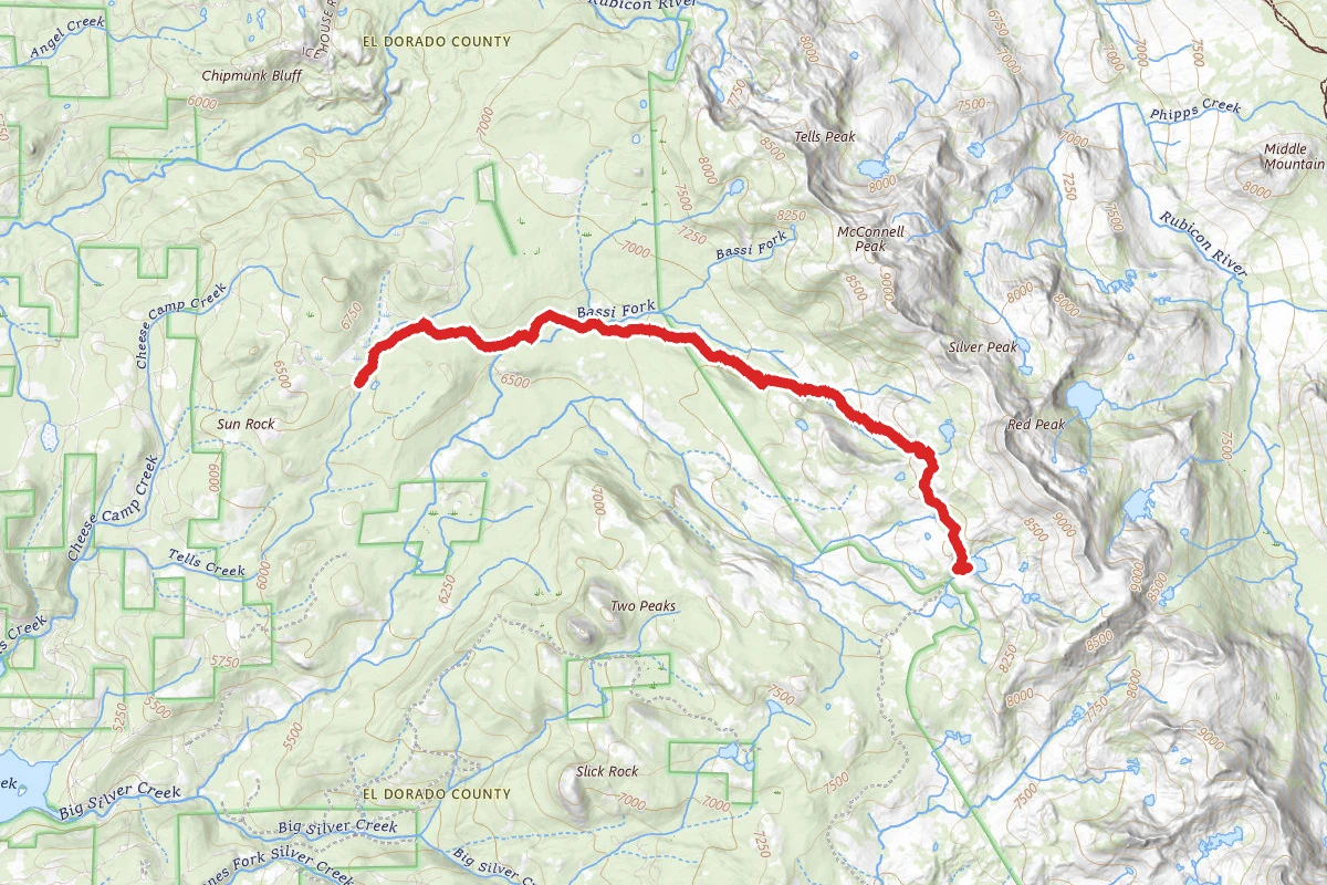 Lawrence Lake via Red Peak Trail