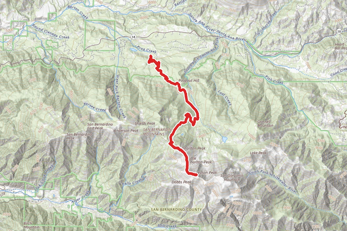 Jepson Peak via South Fork Trail