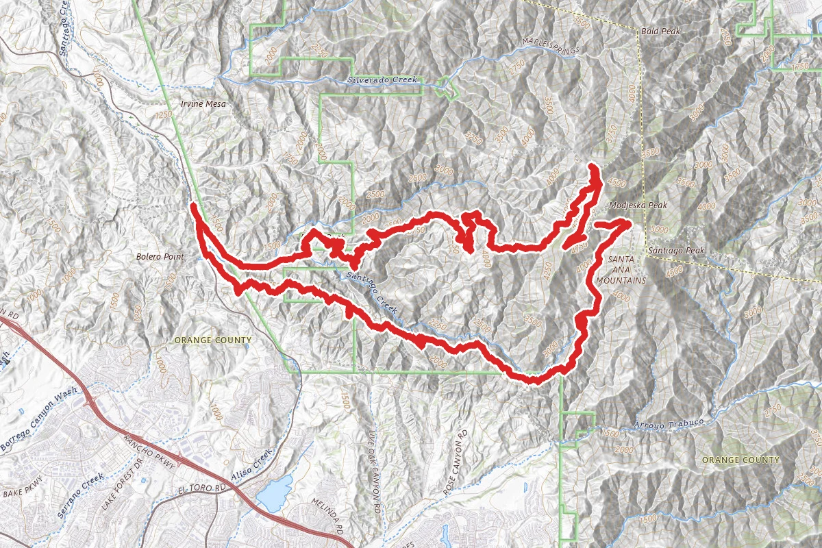 Harding and Joplin Trail MTB Loop