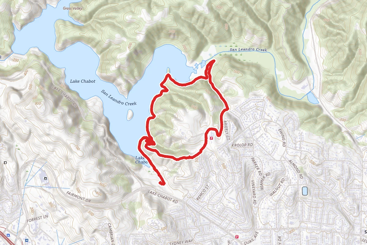 East Shore, Indian Cove, McGregor and Ten Hills Trail Loop