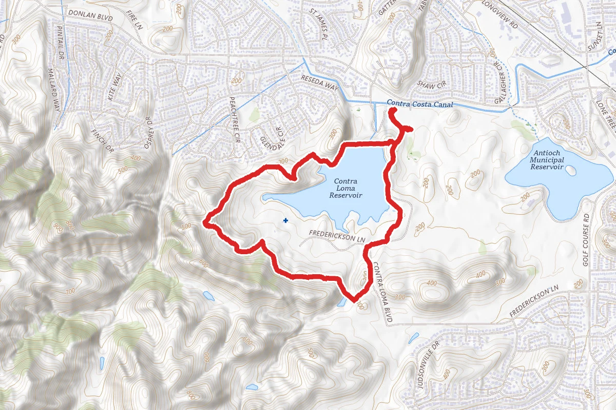 Contra Loma Loop from Antioch Community Park