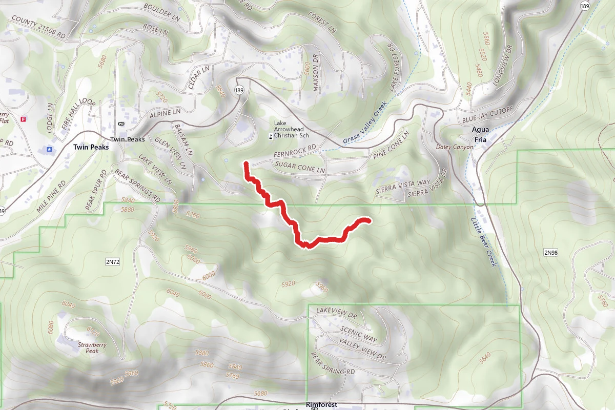 Twin Peaks Fire Road