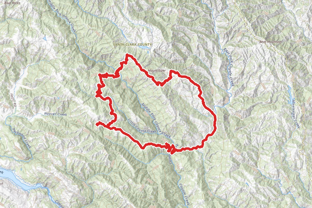 Short Cut, Mt Sizer, The Narrows and China Hole
