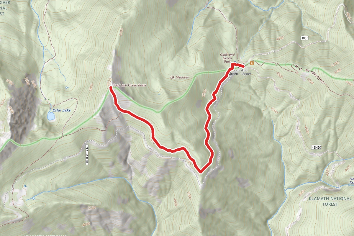 Cook and Green Butte Trail