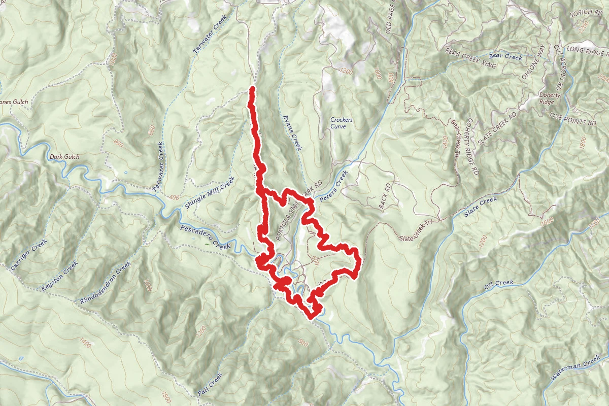 Upper Coyote Ridge, Iverson and Summit Trail Loop