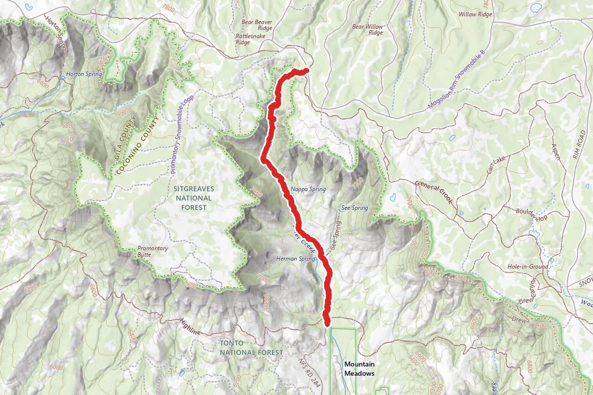 See Canyon Trail #184