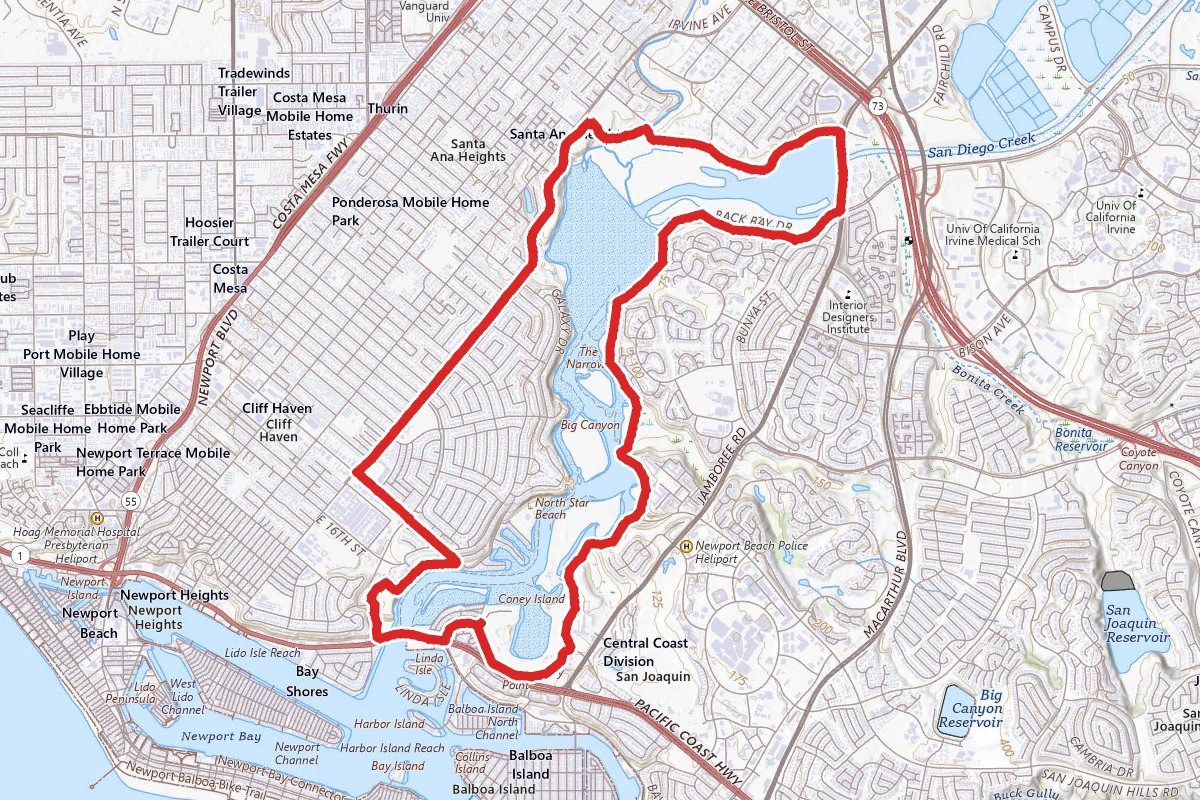 Newport Beach Back Bay Trail