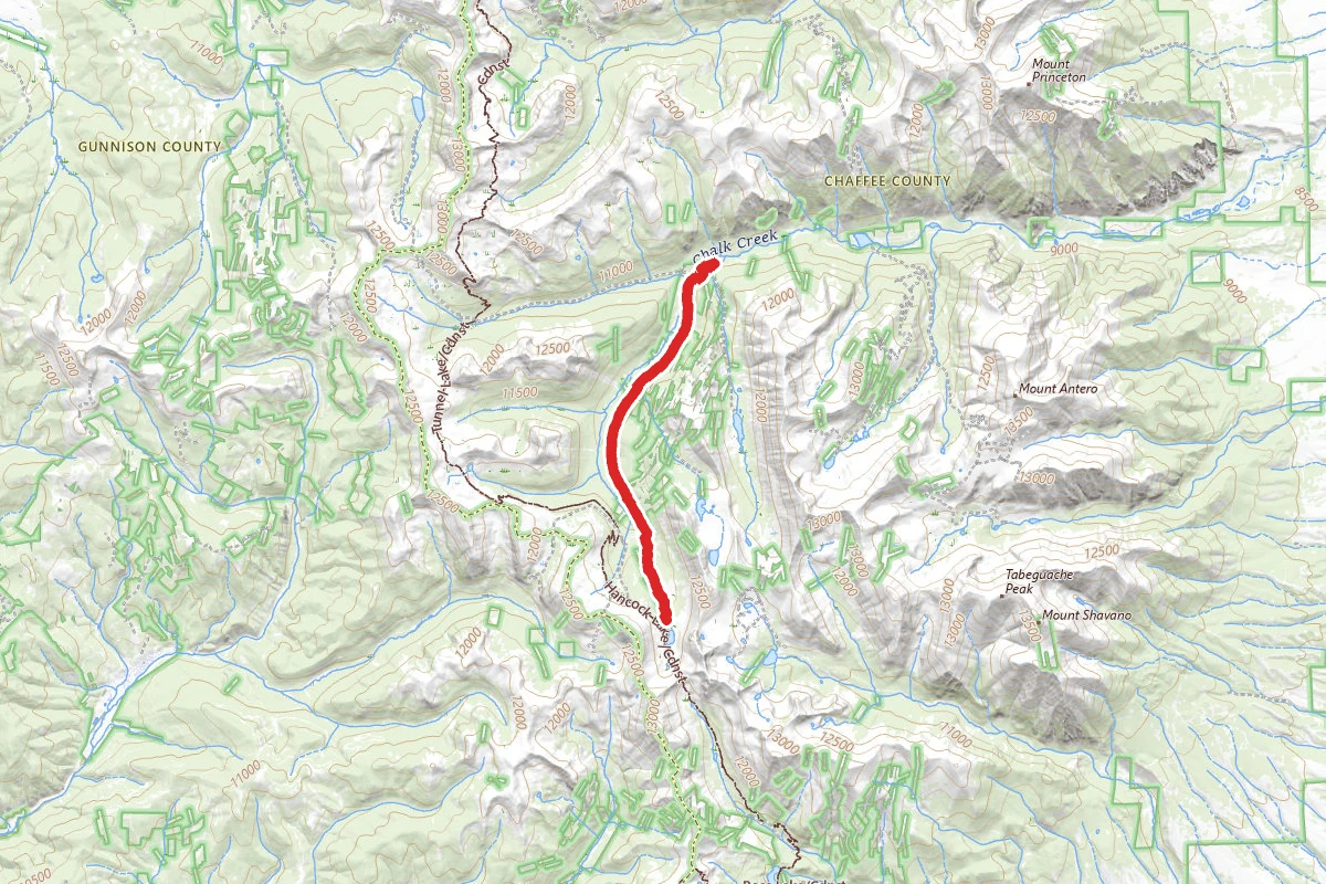 Hancock Lake OHV Trail via Country Road 295