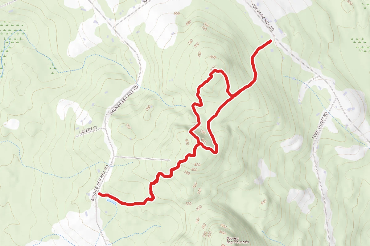 Bauneg Beg Middle Mountain Trail