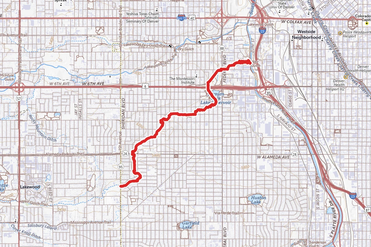 Weir Gulch Trail