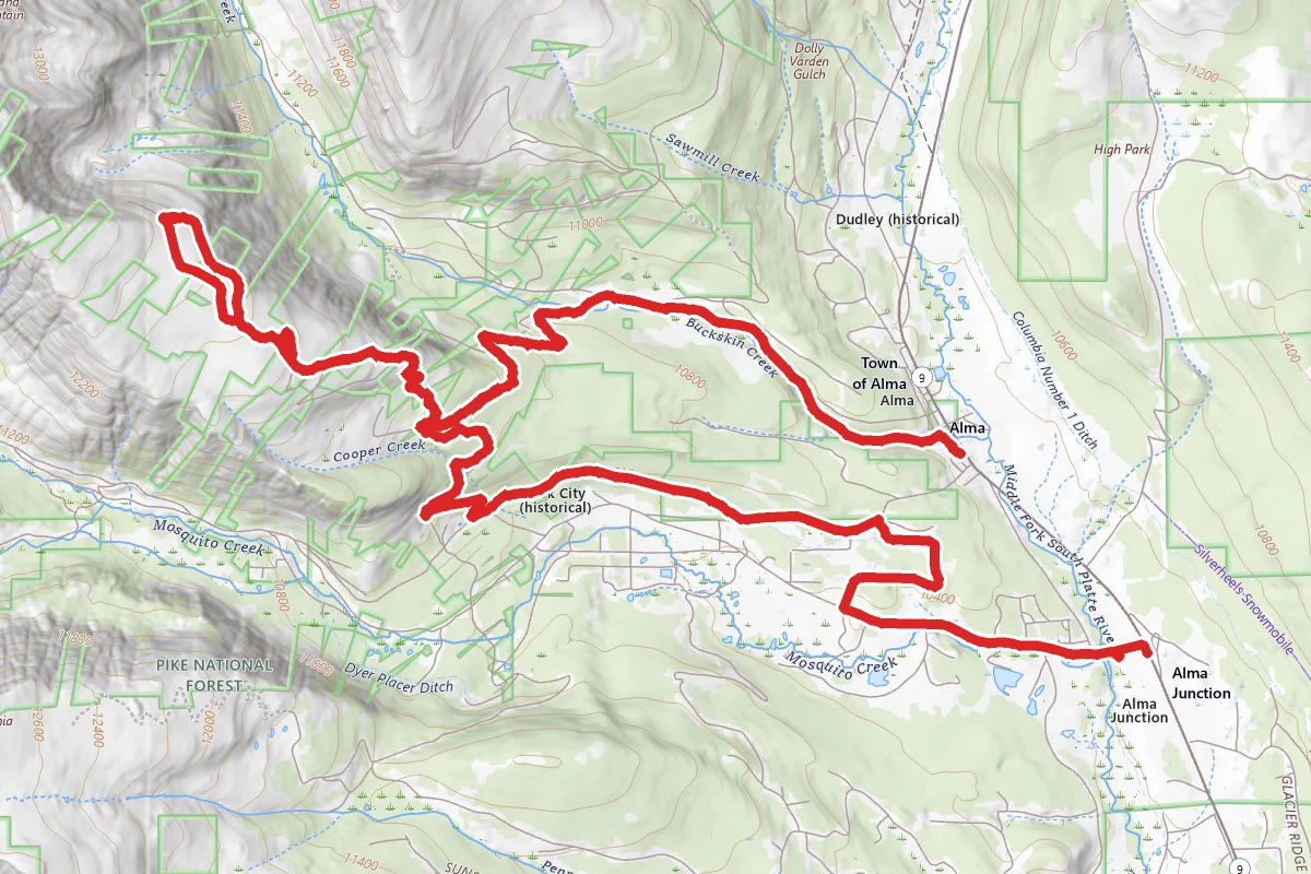 Buckskin Joe OHV Trail