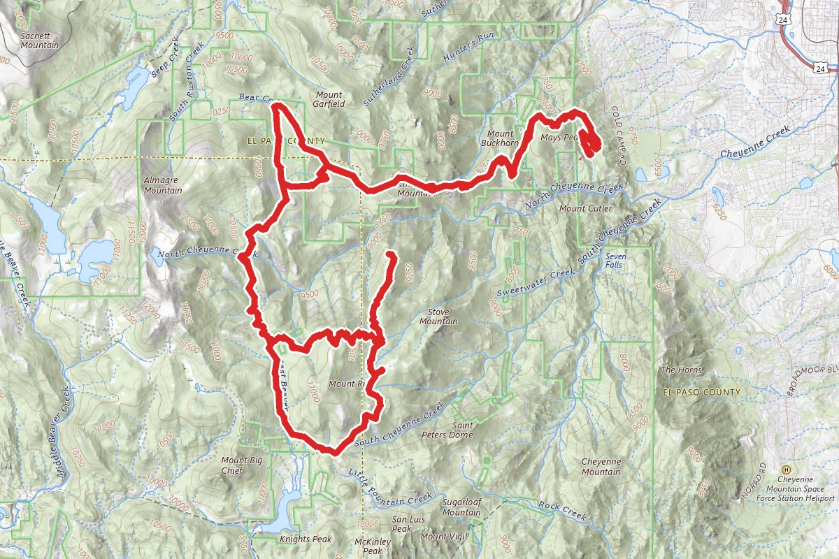 Captain Jack's and Mount Rosa OHV Loop