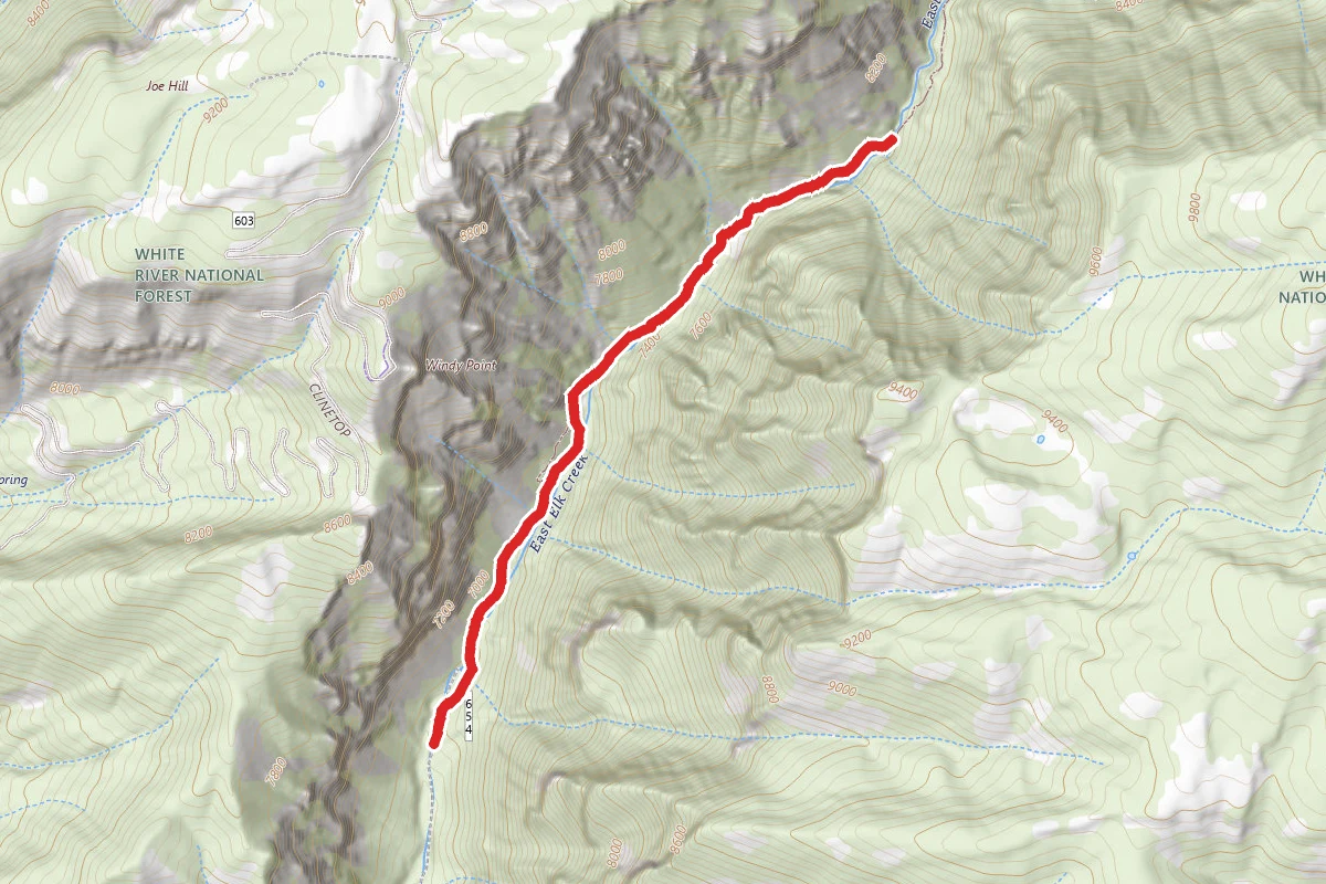East Elk Creek Trail
