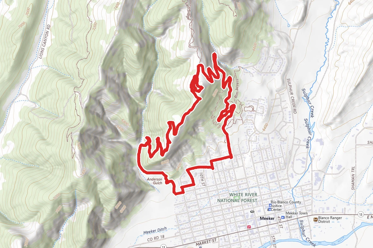 Meeker Ute Park Trail