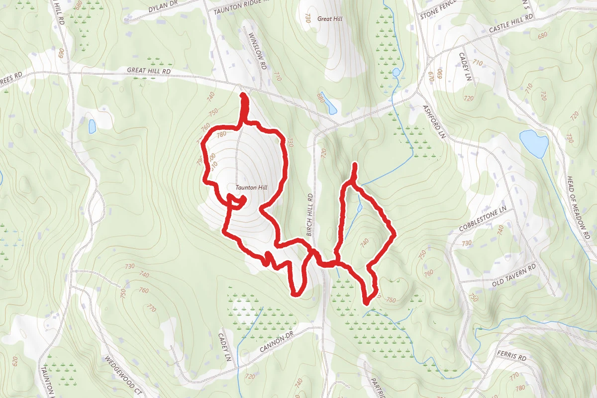 Taunton Hill and Holocombe Memorial Trail