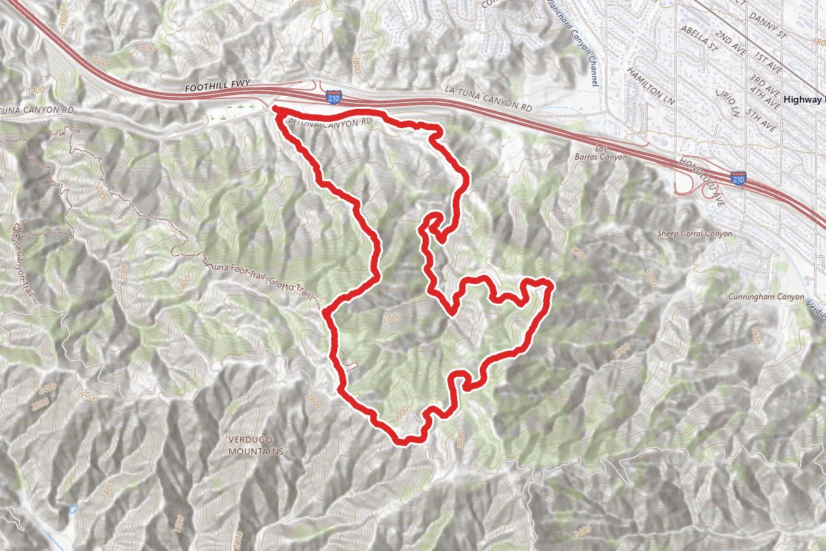 La Tuna Canyon Trail
