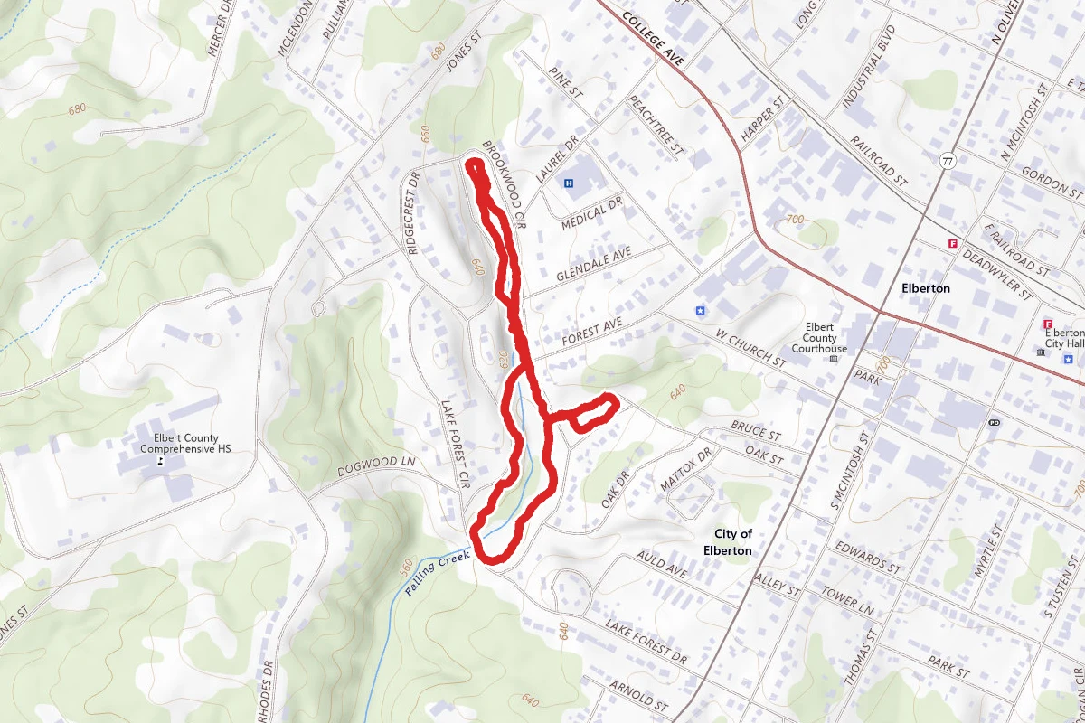 Elberton City Park Trail