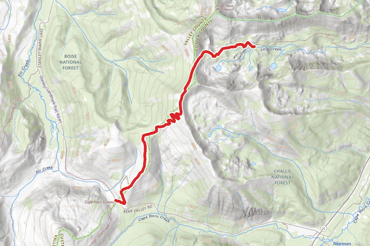 Cape Horn to Lola Lakes