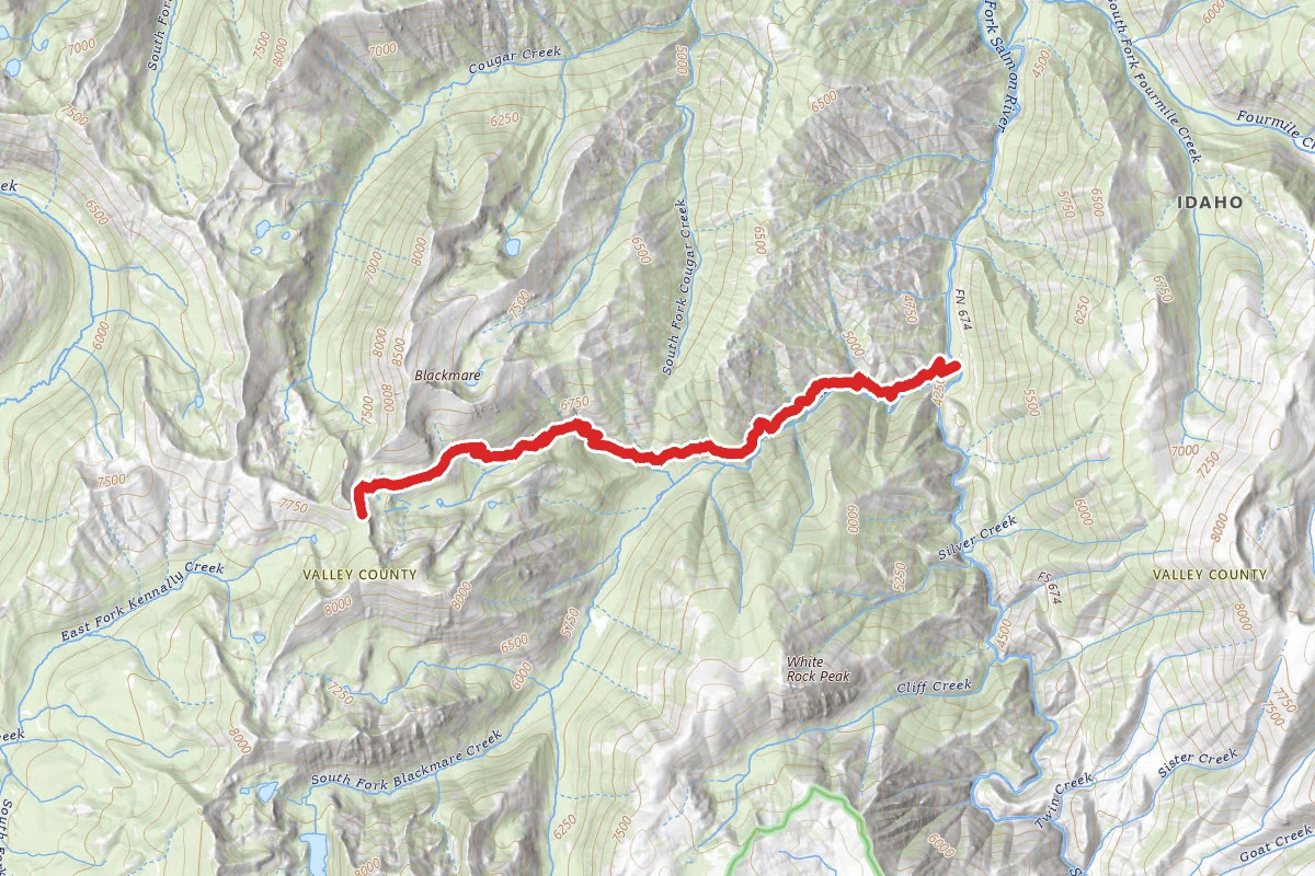 Blackmare Trail to Blackmare Summit