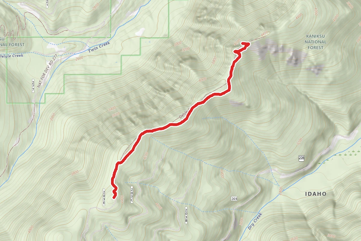 Delyle Ridge Trail