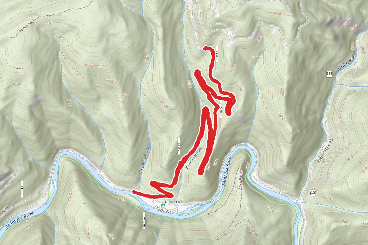 St. Joe Forest Service Road Trail 1281