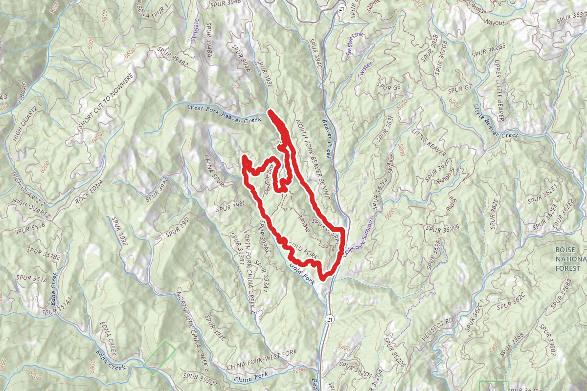 Gold Fork Cross-Country Ice Trail