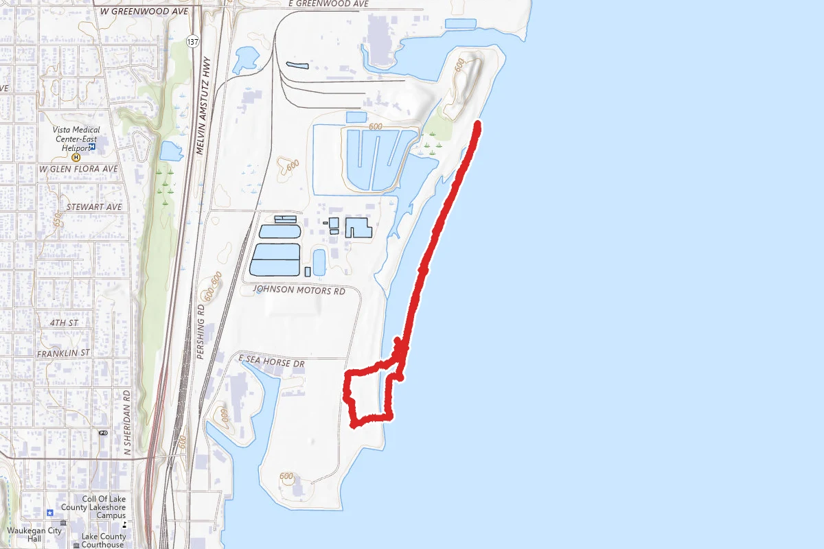 Waukegan Beach and Bowen Park