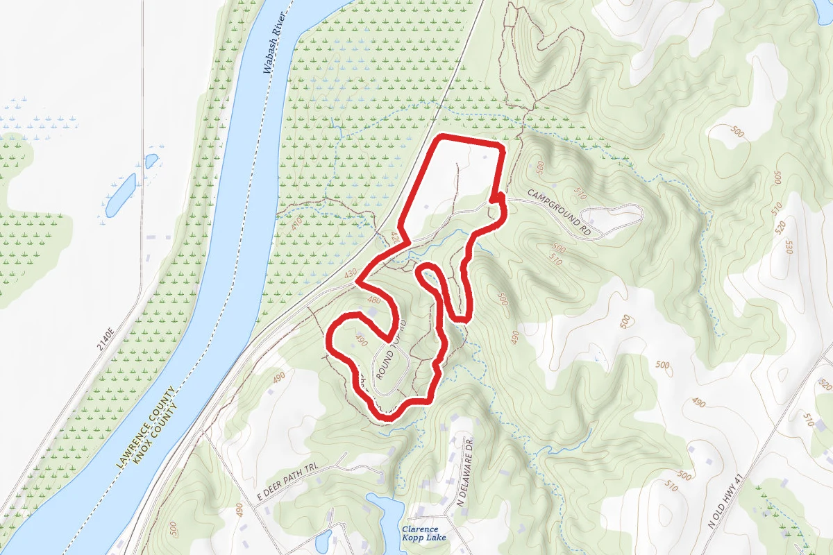 Oubache Park Loop Trail
