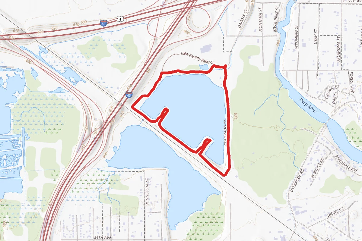 Three Rivers Park Lake Loop