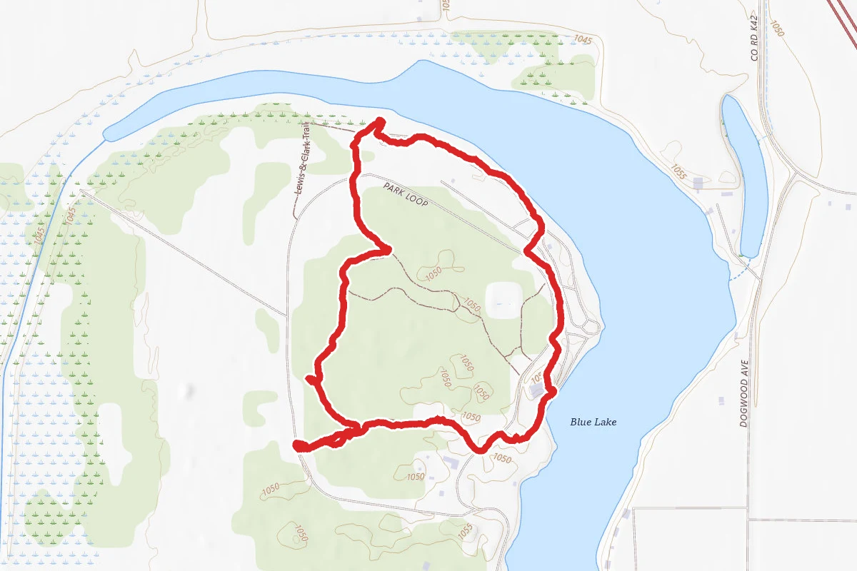 Lewis and Clark State Park Loop