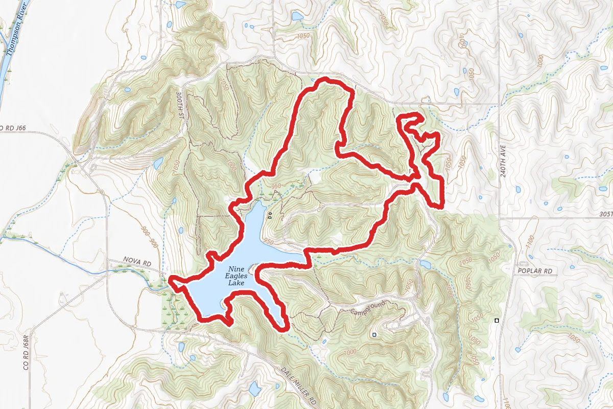Spur, Lake, and North Trails Loop