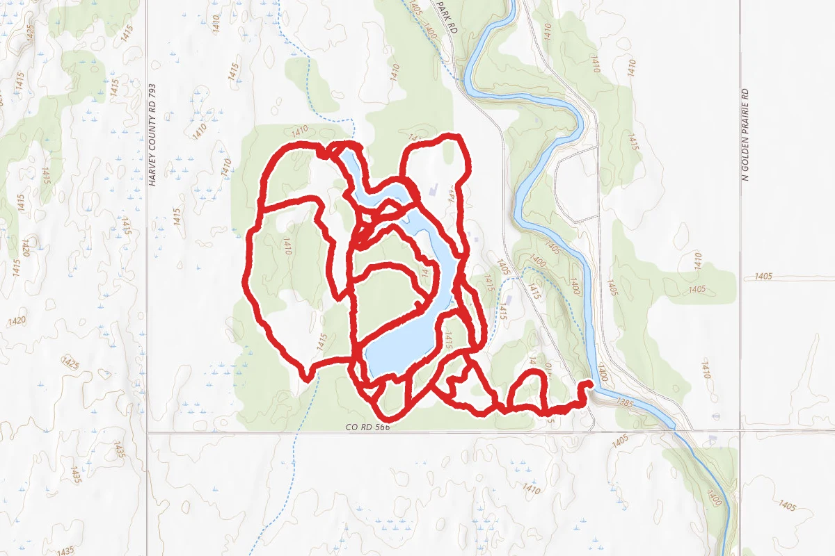 Harvey County Park Loop