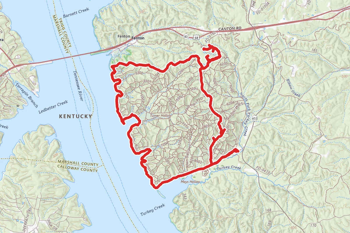 Turkey Bay and Tennessee River OHV Trail