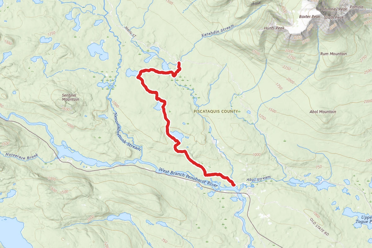 Lost Pond Trail to Foss and Knowlton Trail