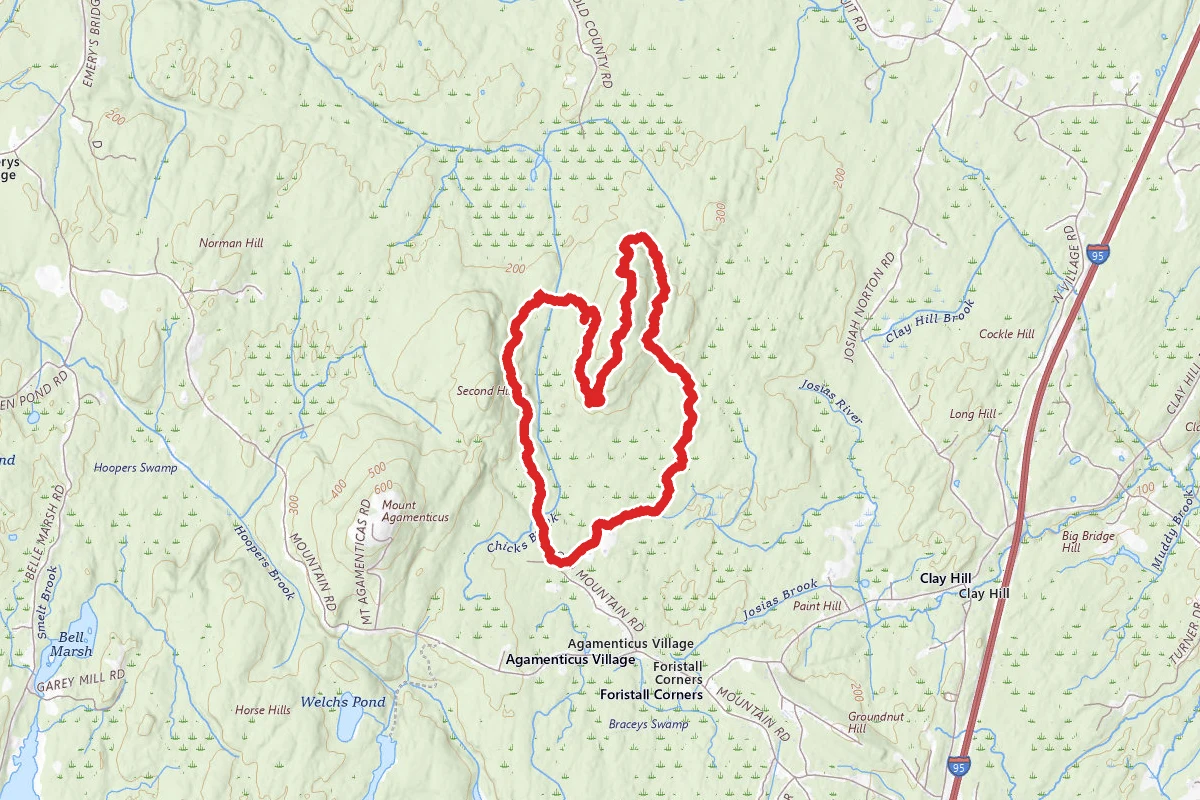 Third Hill, Bobcat and Notch Trail Loop