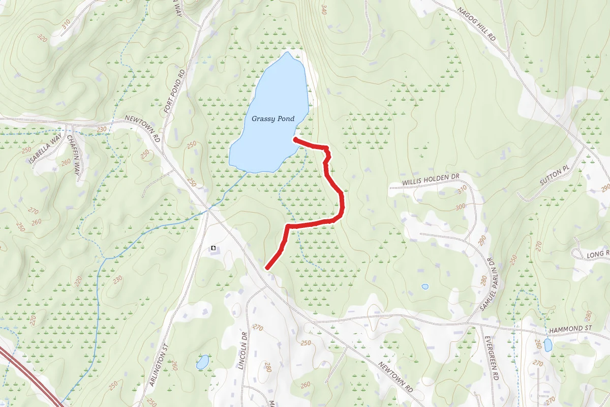 Grassy Pond Red and Blue Trail
