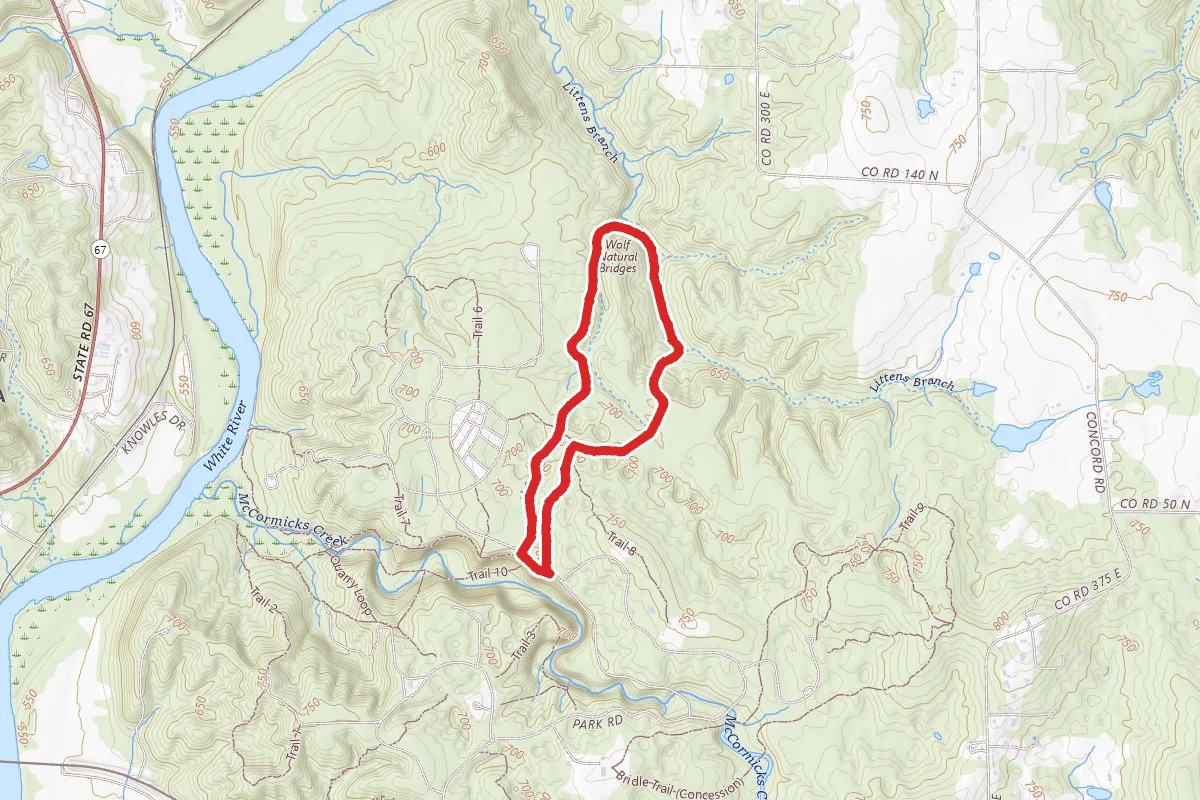 Wolf Cave Trail (Trail 5)