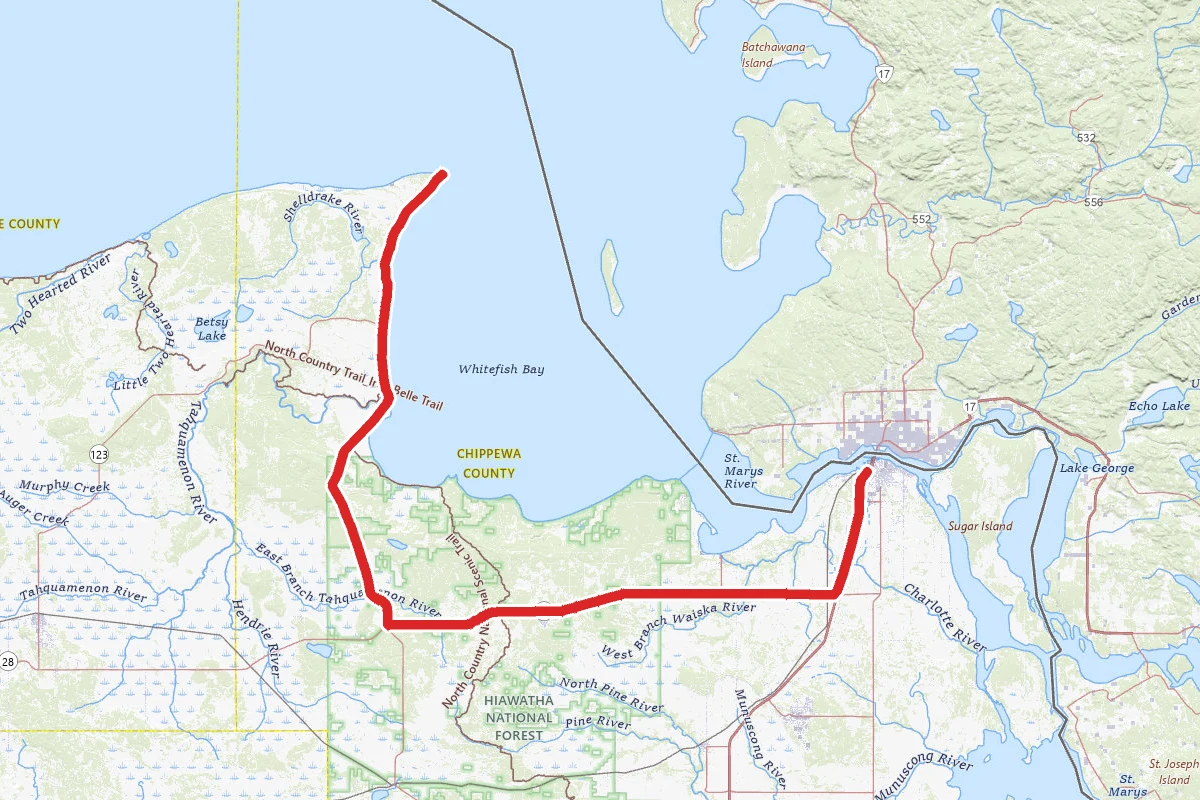 Sault Sainte Marie to Whitefish Point