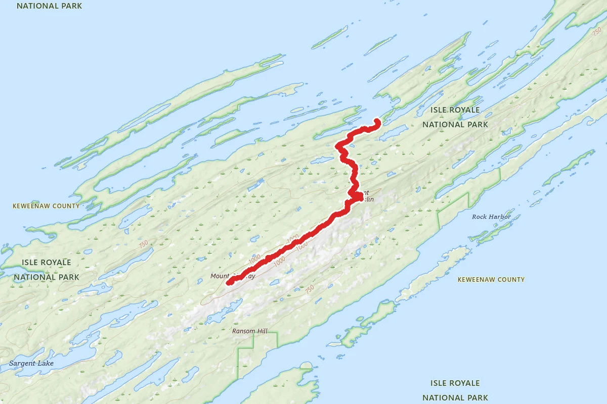 Lane Cove to Mount Ojibway via Greenstone Ridge Trail