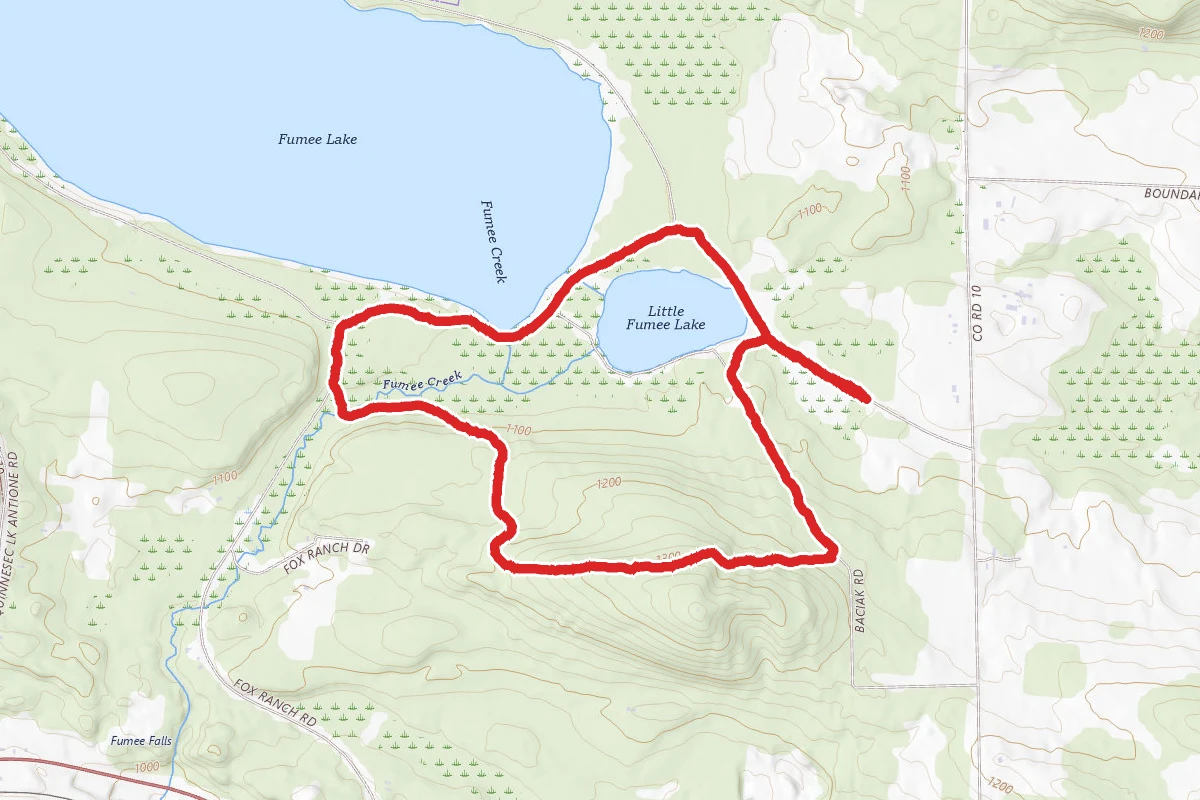 Little Fumee Lake Pathway and South Ridge Pathway Loop