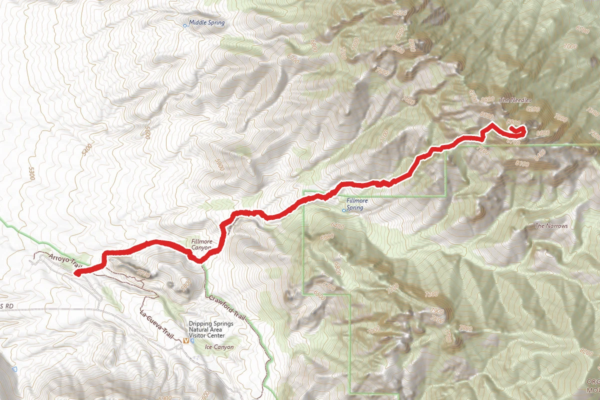 Organ Needles Trail