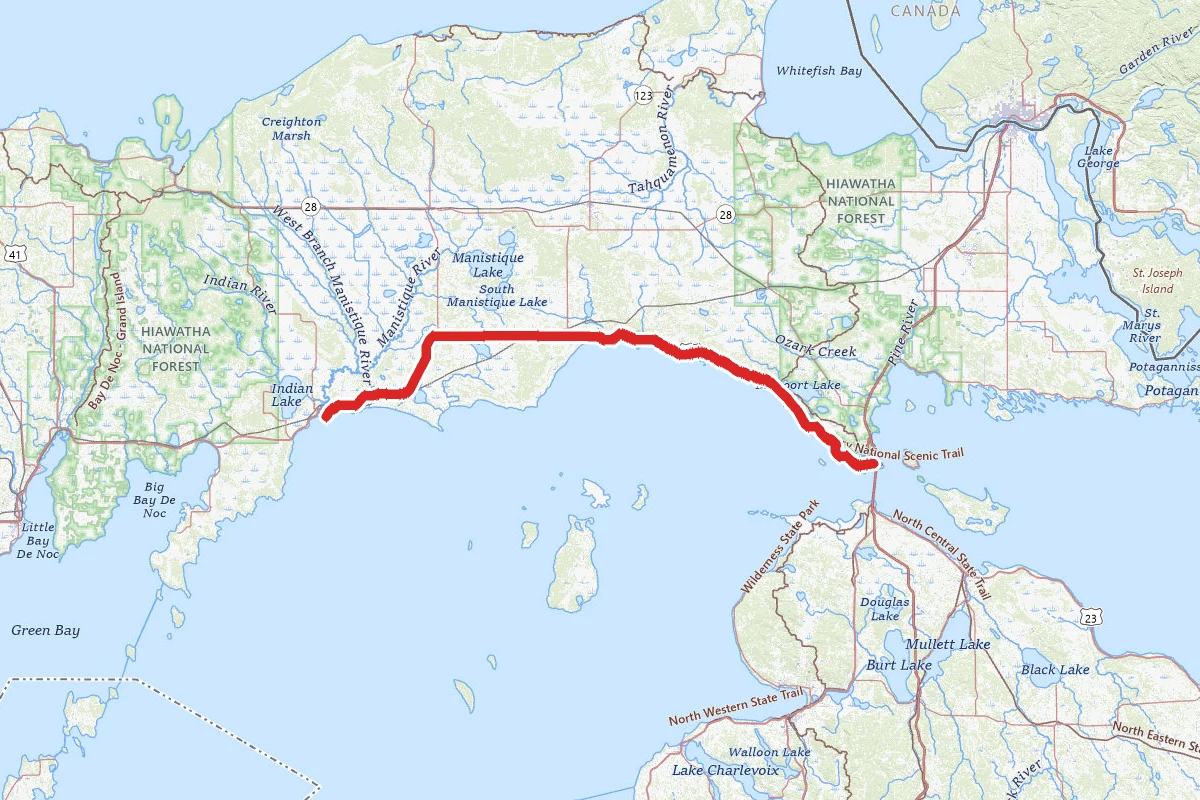 Manistique to St. Ignace Scenic Drive