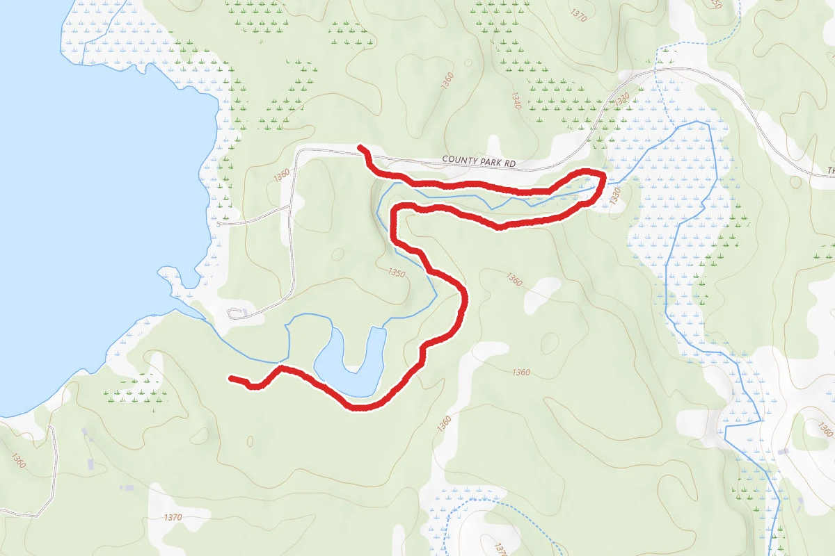 Three Island Park Gold XC Half Trail