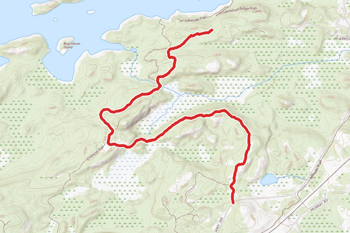 Crosscut Trail to Wawa Way