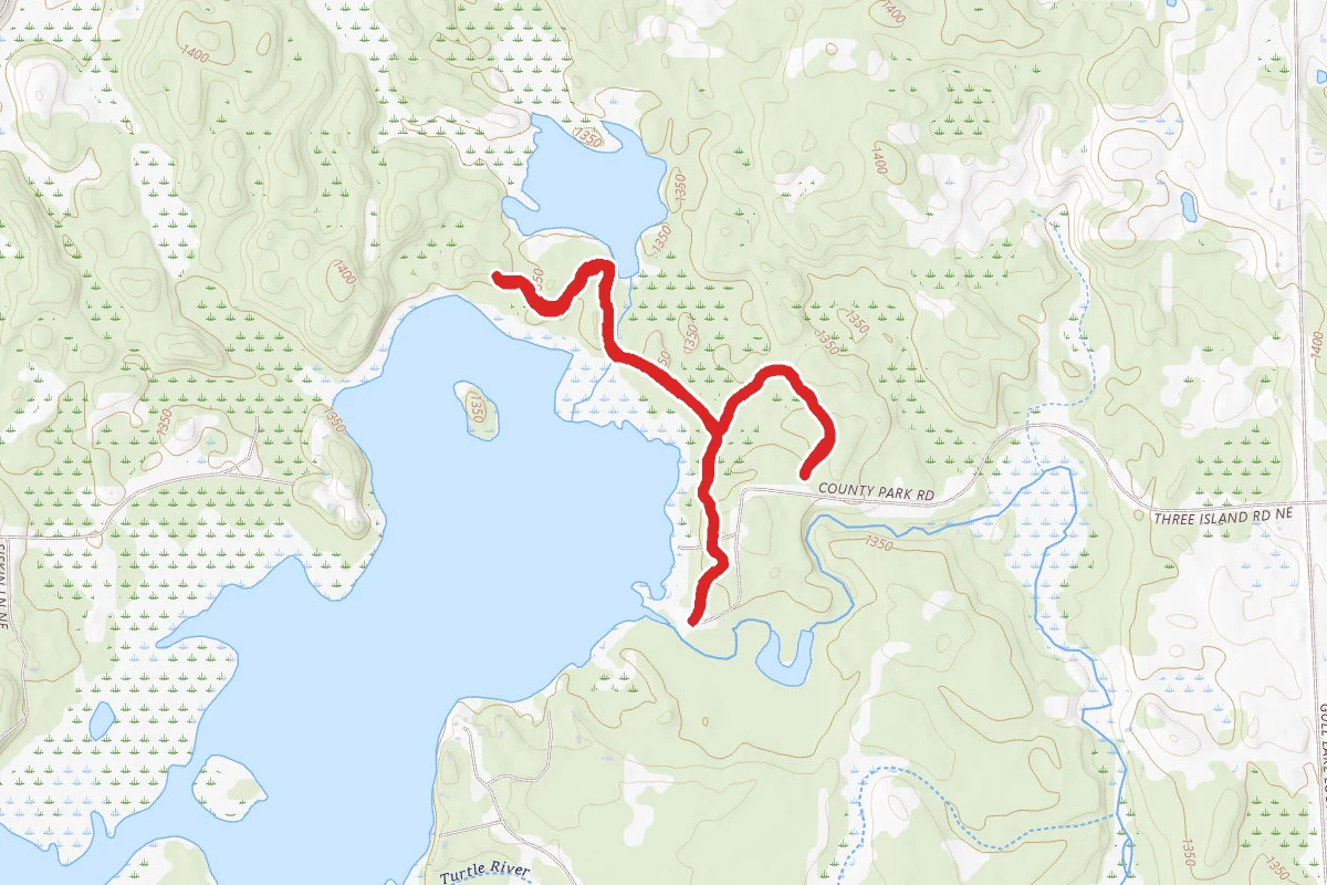 Three Island Park North Trail