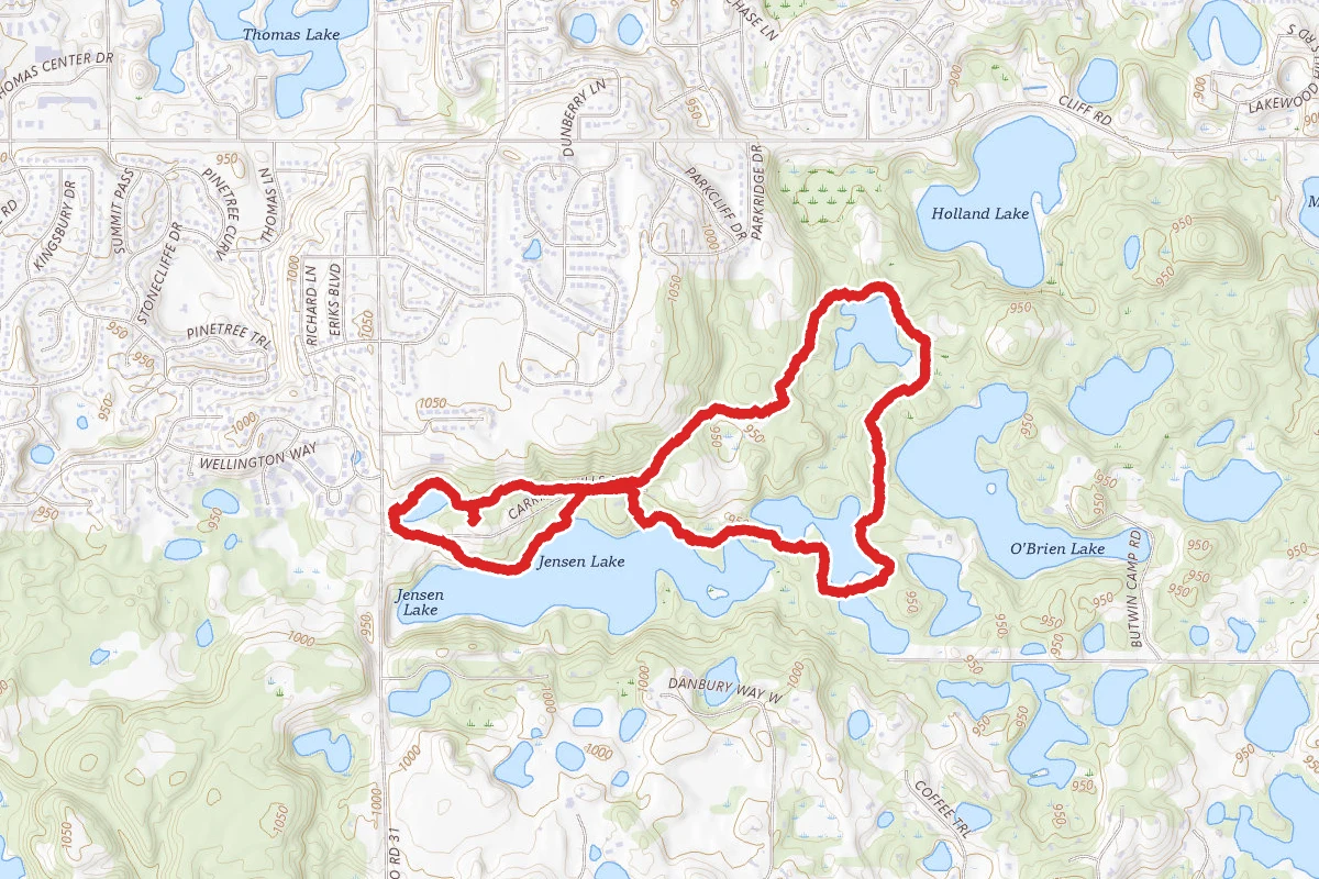 Dakota Lake and Bridge Pond Loop