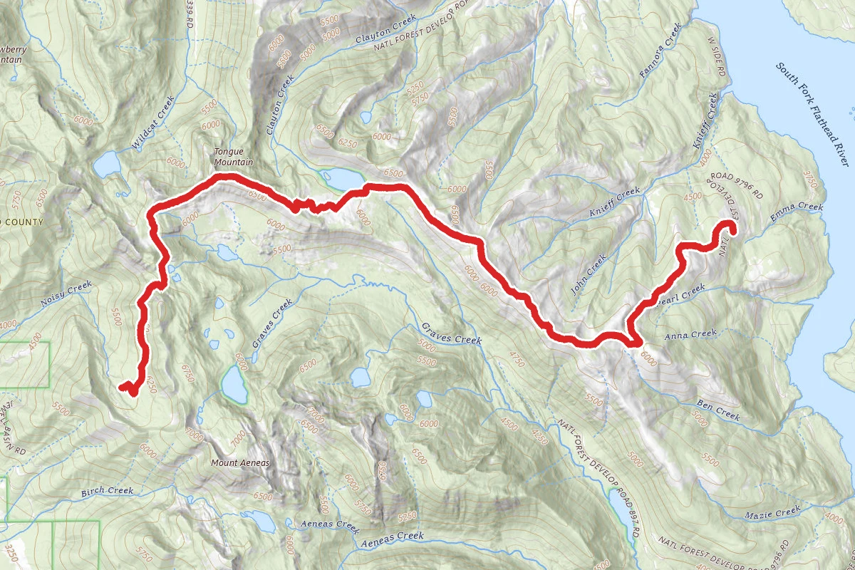 Tongue Mountain Trail